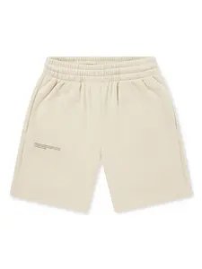 Спортивные шорты с логотипом Pangaia Kids, белый