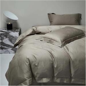 KYTGFH Сатиновый жаккардовый комплект постельного белья из египетского хлопка 1000Тс