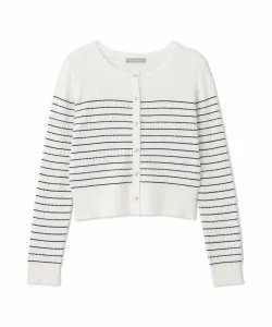 Уф-мини-кардиган с кабельным плетением Jill By Jill Stuart, цвет Border 2