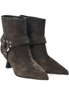 Сапоги Avril на каблуке 60 мм 3Juin, коричневый