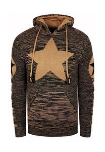 Толстовка с большой звездой RUSTY NEAL, цвет Khaki Camel