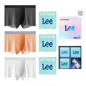 Классические трусы 101 для мужчин, набор из 3 штук Lee, оранжевый