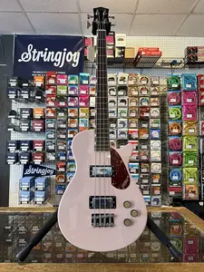 Гитара Gretsch Streamliner Jet Club Bass - Цвет Розовый Паста