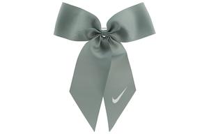 Nike Резинка для волос из полиэстера женская серо-зеленая