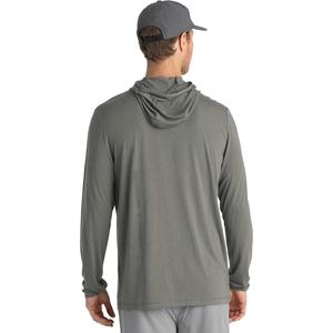 Мужская легкая толстовка с капюшоном из бамбука Free Fly, Fatigue