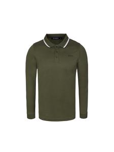 Karl Lagerfeld Рубашка-поло 745005 темно-зеленого цвета