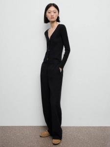 Кардиган с V-образным вырезом Botona Mango, Black