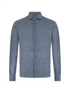 Рубашка Sorrento в полоску Moorer, синий