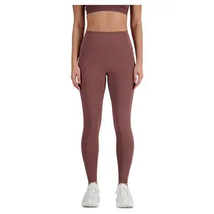 Тайтсы New Balance Harmony Pocket 25´´ high waist, коричневый
