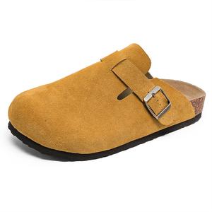 MADALLO Унисекс противоскользящие тапочки с закрытым носком желтые, цвет Yellow