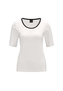 Рубашка с короткими рукавами и контрастной окантовкой Madeleine, мультиколор