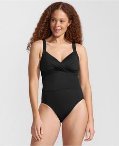 Женский топ-мидики с запахом и чашкой DDD, размер сердечка Lands' End, Black