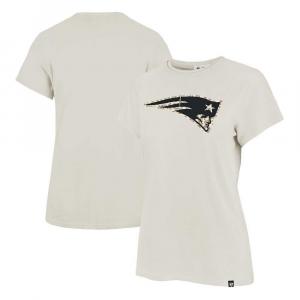 Женская кремовая футболка '47 New England Patriots Panthera Frankie 47 Brand, цвет Pat Beige