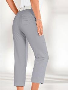 Брюки 7/8 светло-серого цвета Cosma