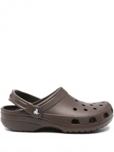 Клоги с перфорацией Crocs, коричневый