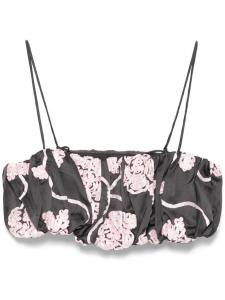 ROTATE BIRGER CHRISTENSEN укороченный топ, серый