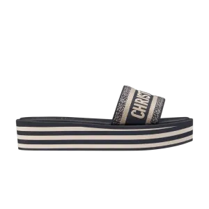 Шлепанцы Dior Wmns DWay Platform Slide, Deep Blue