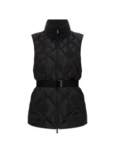 Жилет с нашивкой-логотипом Moncler, черный