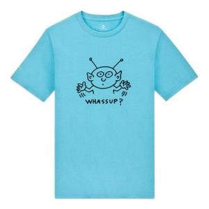 Футболка x keith haring alien t-shirt 'haring blue' Converse, синий
