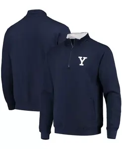 Толстовка Men's Yale Bulldogs Tortugas Team Logo Quarter-Zip Jacket Colosseum, синий