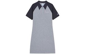 SS25 платье с короткими рукавами US Version женское Champion, серый