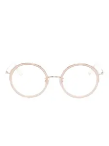 Солнцезащитные очки Gina в круглой оправе Megane and Me, серебяный