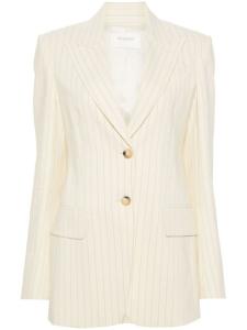 Пиджак Aversa в тонкую полоску Sportmax, бежевый