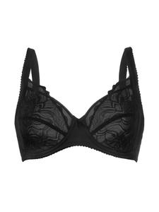 Бюстгальтер на косточках Felina Lovely Lotus, черный