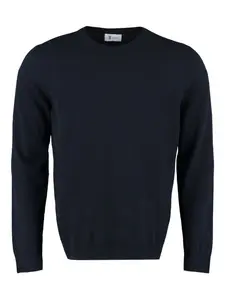 Джемпер The (Knit) с круглым вырезом THE (Alphabet), черный