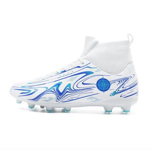 Футбольные бутсы для детей и подростков с амортизацией, износостойкостью, балансировкой и высоким верхом Peter pan, Moonlight Turf