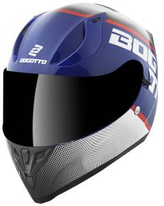 Шлем Bogotto v128 bg-x, Blue/White