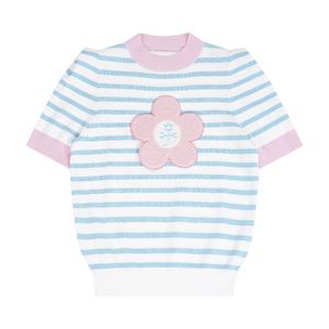 Футболка женская SS24 CASTELBAJAC, красно-оранжевая