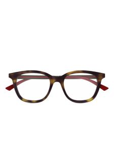 Очки Gucci Eyewear в квадратной оправе, зеленый