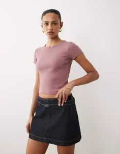 Розовая футболка Mango Teen