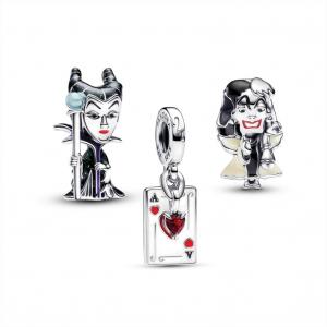 Шарм Disney Villains Charm Trio Pandora, стерлинговое серебро