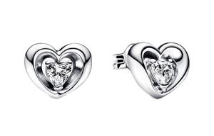 Серьги-гвоздики MOMENTS для женщин Pandora, серебро