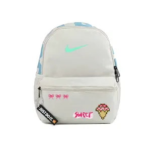 Nike Тканевый рюкзак женский серо-белый