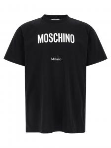 Футболка с логотипом Moschino, черный