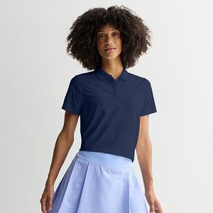Женская поло для гольфа с коротким рукавом Tek Gear, Navy Romance