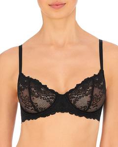 Бюстгальтер-трансформер-балконет Natori Heavenly, черный