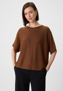 Базовая футболка comma, коричневый