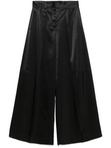 Плиссированные брюки Jil Sander, черный