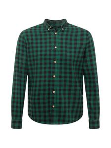 Рубашка обычного кроя на пуговицах Kronstadt Johan, изумрудный