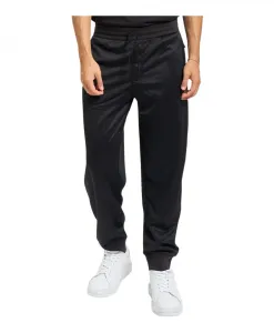 Черные спортивные брюки с жаккардовым узором Armani Exchange, черный