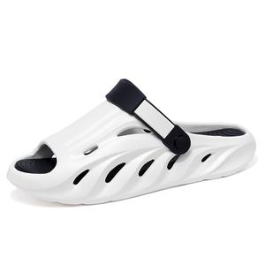 Green feet Пляжные сандалии унисекс бело-черные, цвет White Black