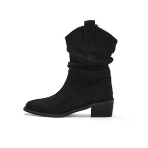TOOMANYSHOES Осенние воспоминания женские ботинки на щиколотке черные 2.0, цвет Black 2.0