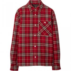 Рубашка-пиджак в клетку Burberry, красный