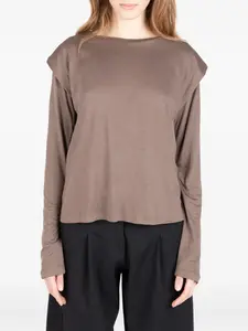 Футболка с вышитыми цифрами Société Anonyme, нейтральный