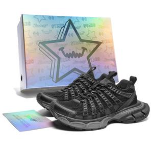 Низкие массивные кроссовки унисекс Stateof Stars, Jet Black (Regular)