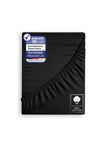 Простыня на резинке Cofi, 90x200 см, черный